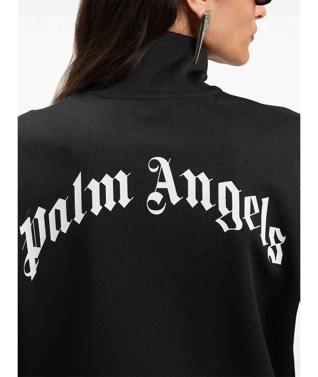 PALM ANGELS Черная полиэстеровая куртка, фото 6