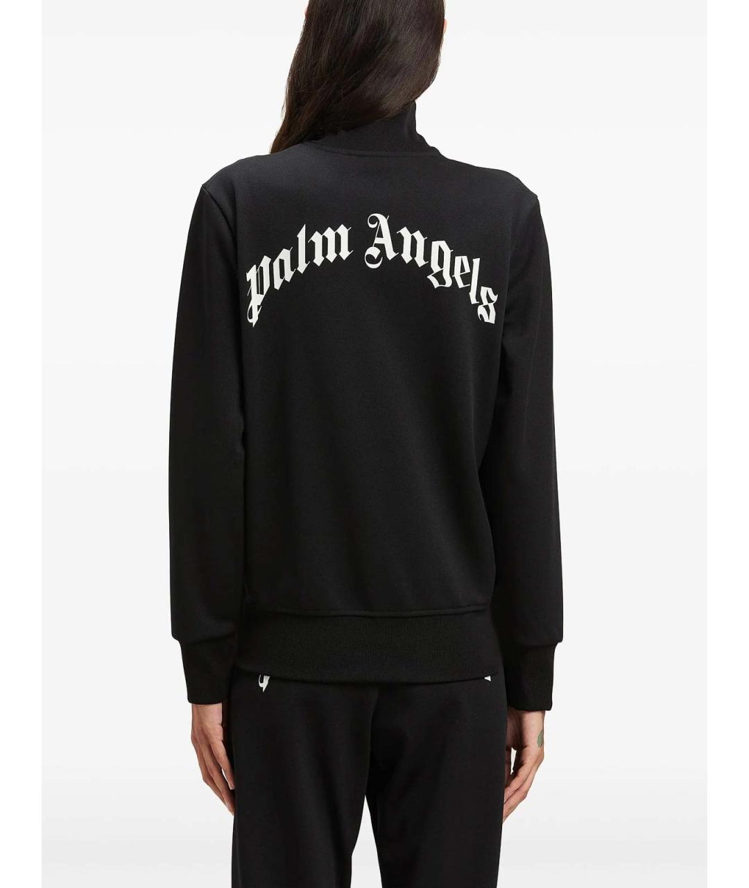 PALM ANGELS Черная полиэстеровая куртка, фото 5