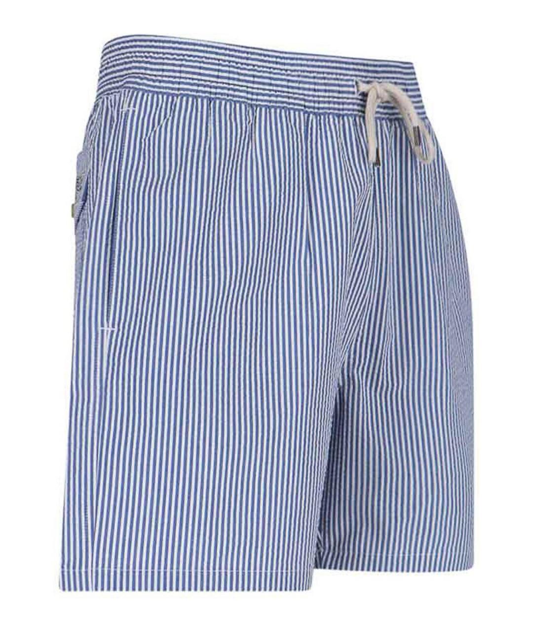 POLO RALPH LAUREN Синие хлопковые плавки, фото 3