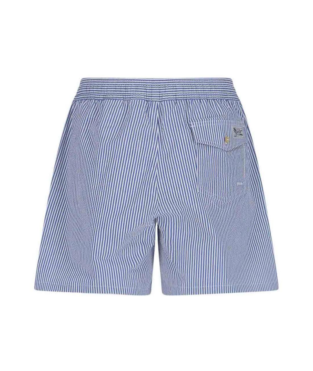 POLO RALPH LAUREN Синие хлопковые плавки, фото 2
