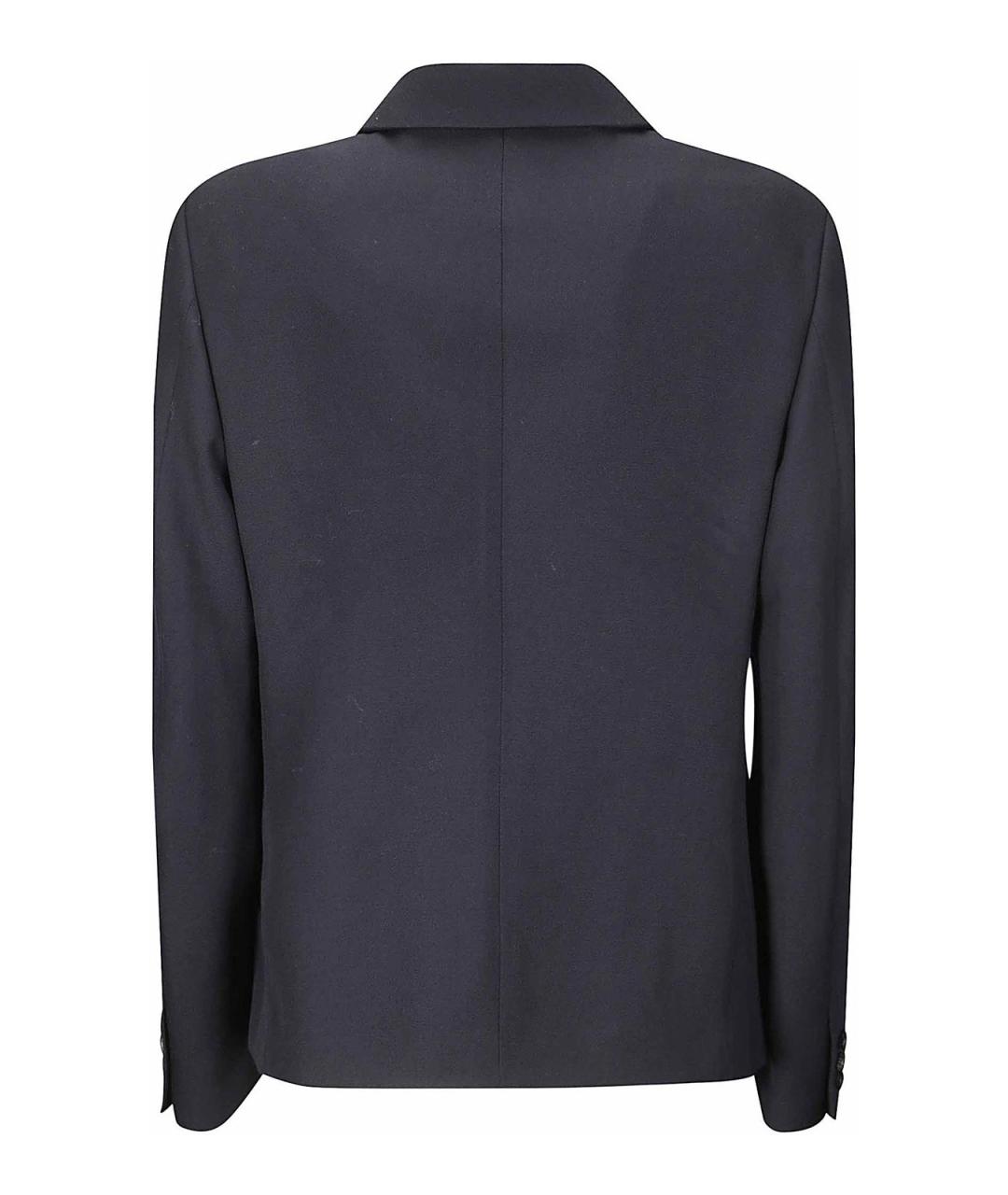 COMME DES GARÇONS Синяя шерстяная куртка, фото 2