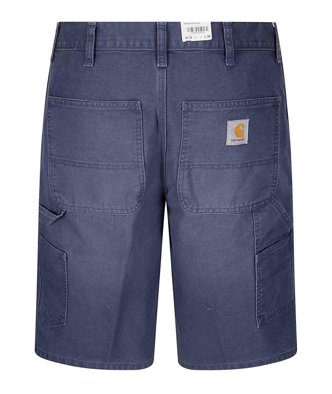 CARHARTT Синие хлопковые шорты, фото 2