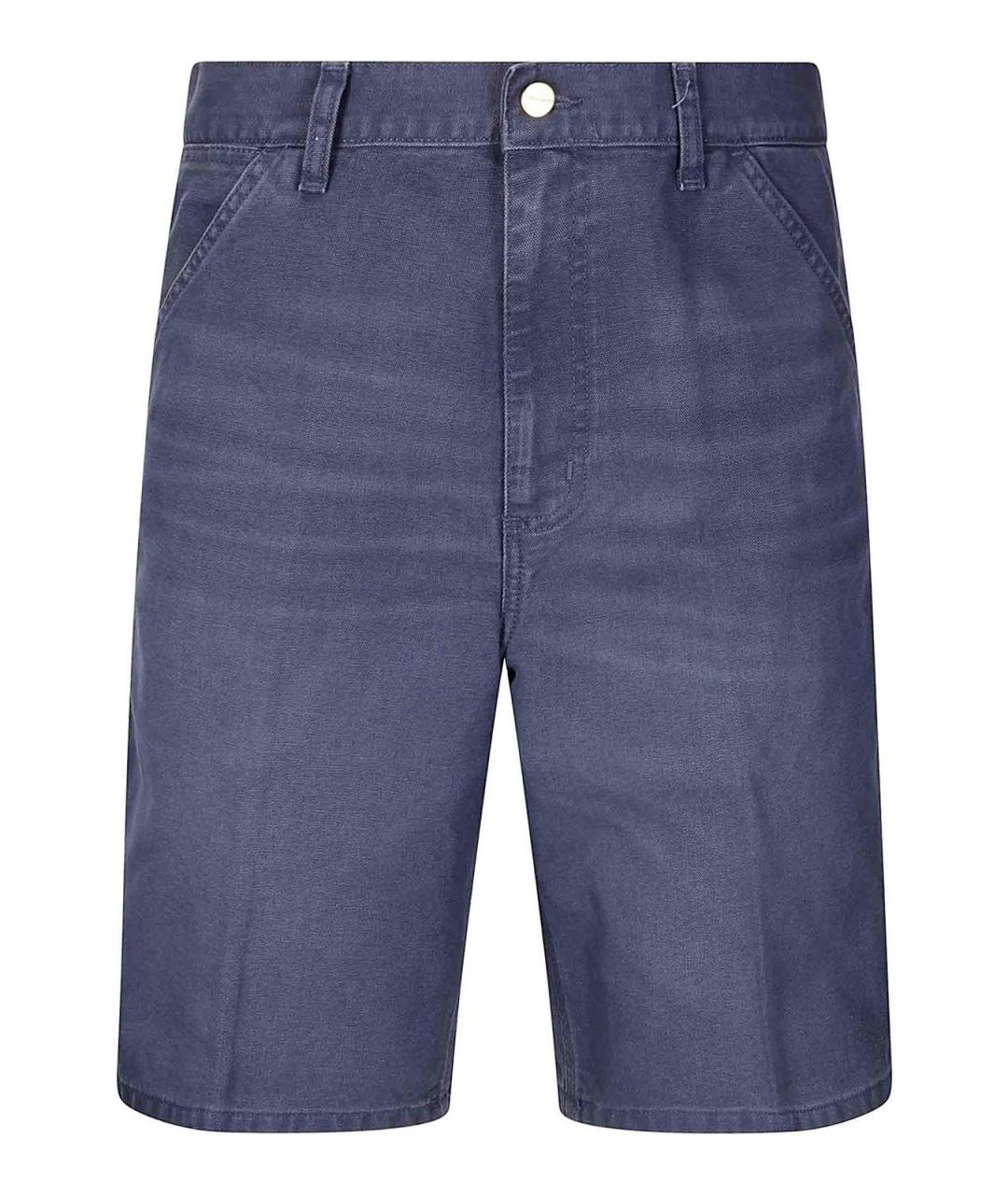 CARHARTT Синие хлопковые шорты, фото 1