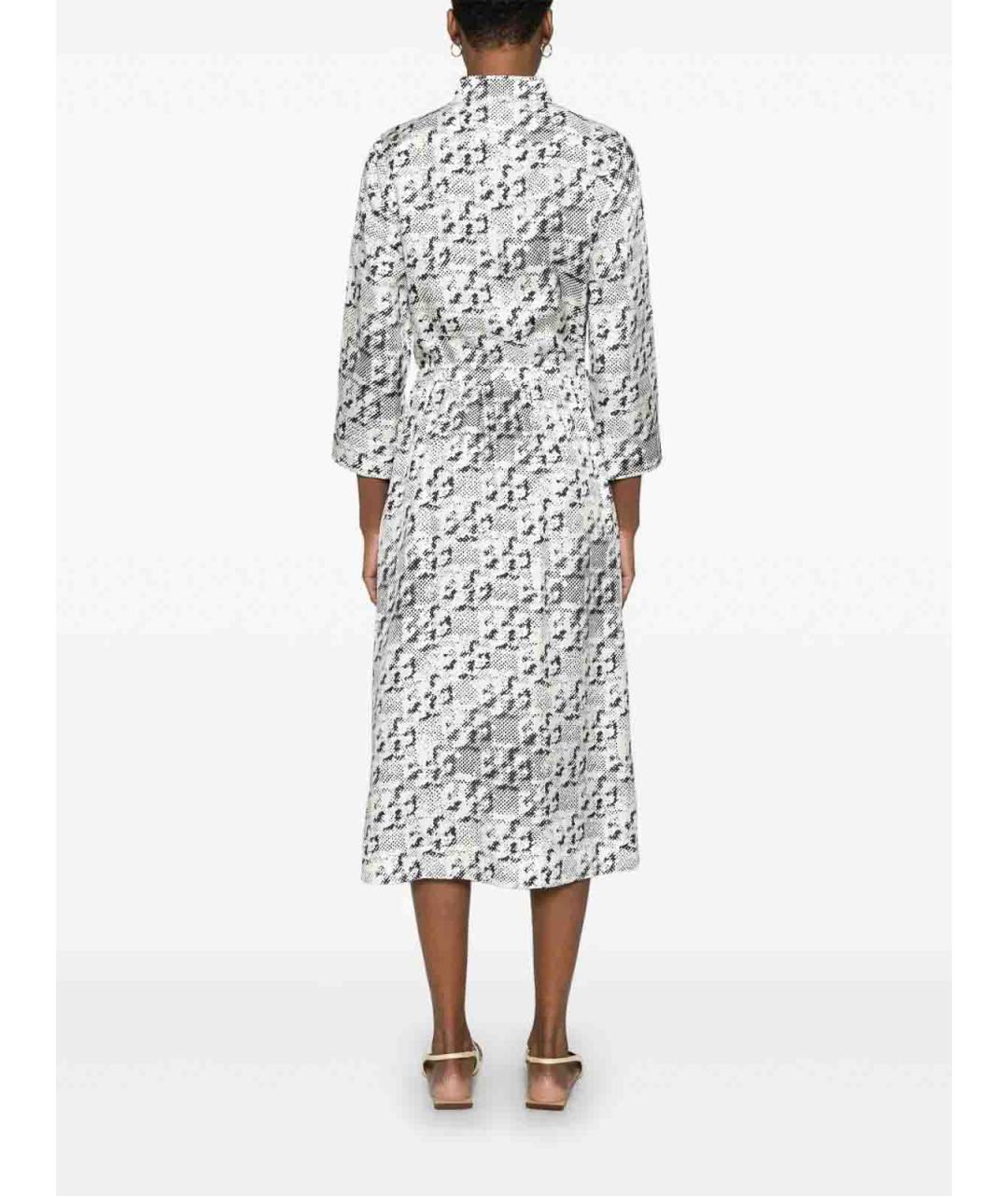 TORY BURCH Мульти шелковое повседневное платье, фото 4