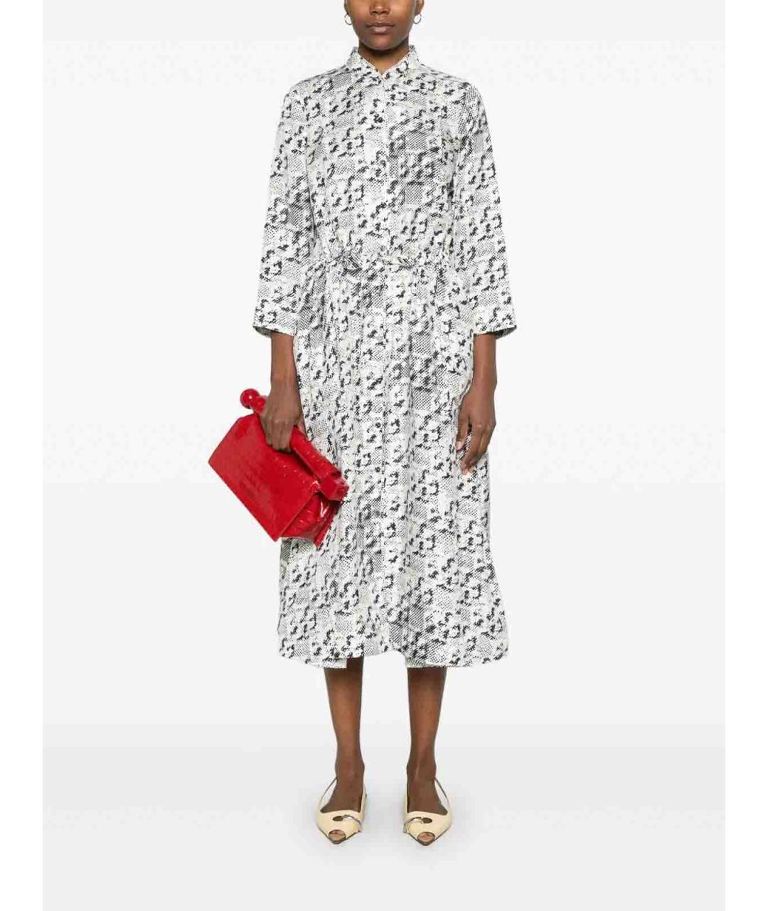 TORY BURCH Мульти шелковое повседневное платье, фото 3