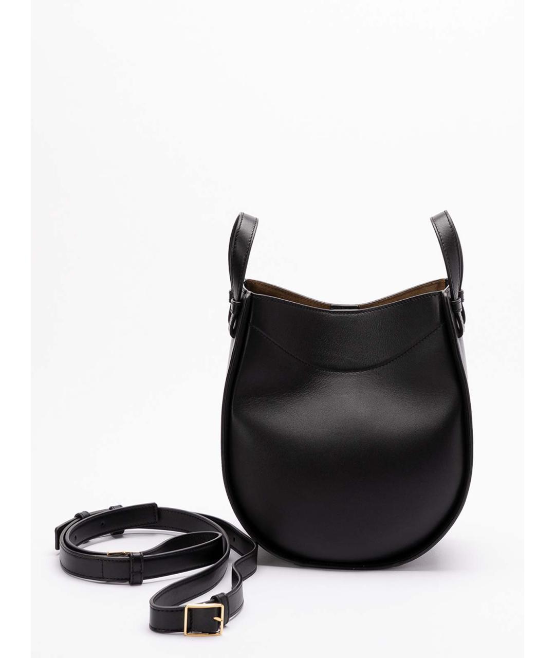 LOEWE Черная кожаная сумка тоут, фото 2
