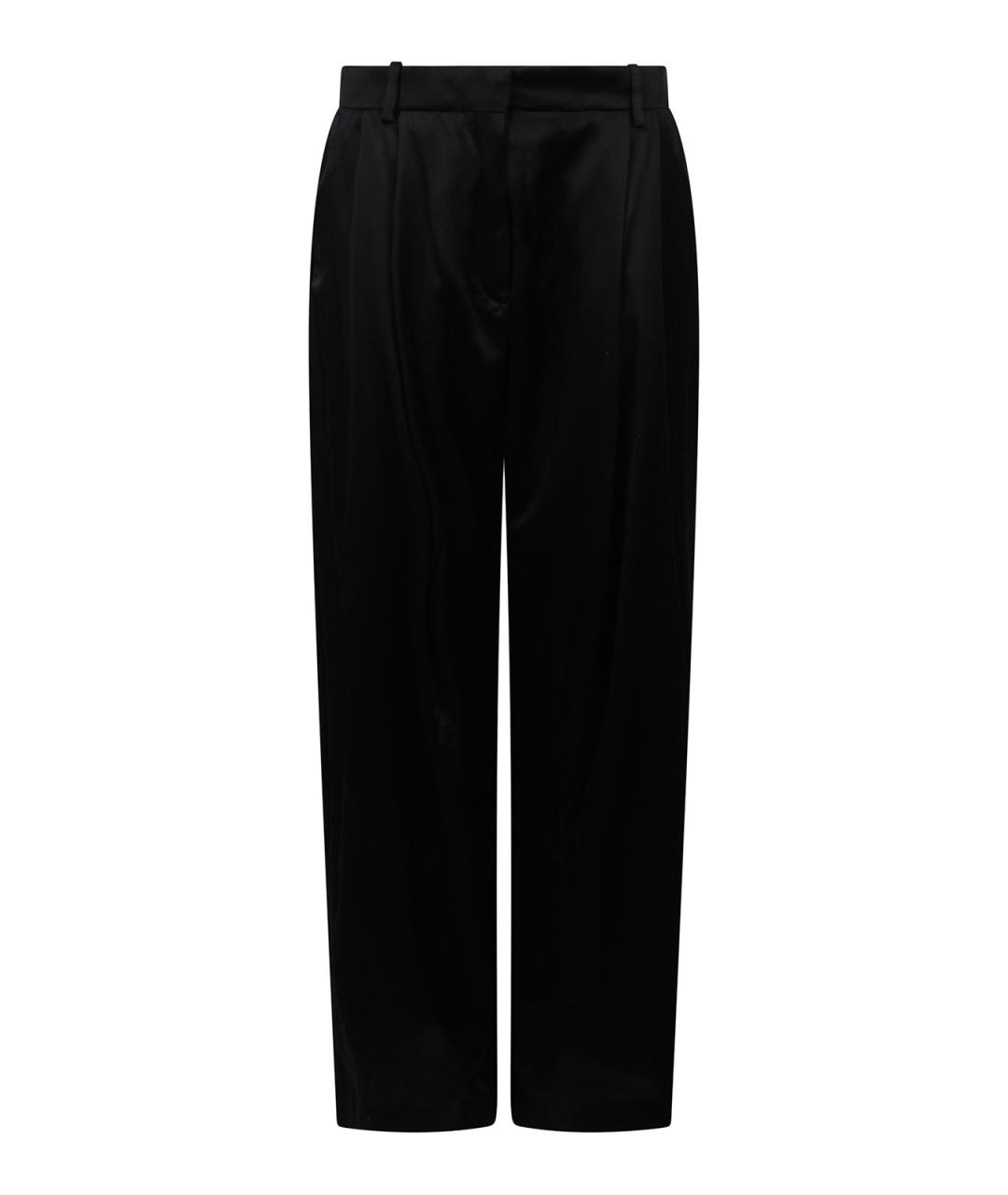 NINA RICCI Черные вискозные брюки широкие, фото 1