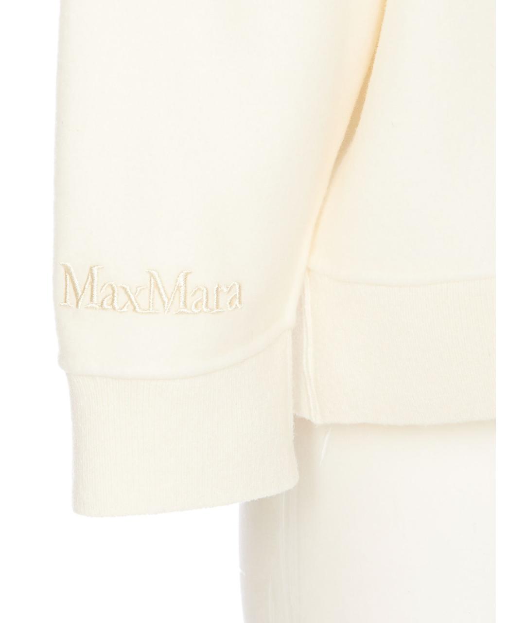 MAX MARA Белый шерстяной джемпер / свитер, фото 3