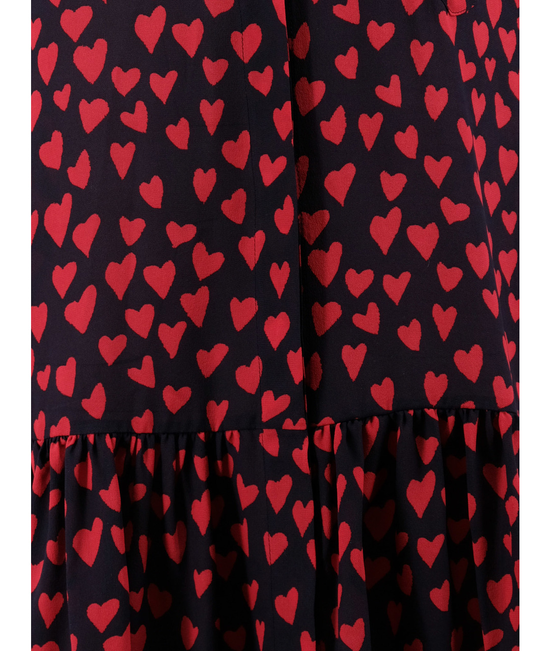 RED VALENTINO Красное шелковое повседневное платье, фото 4
