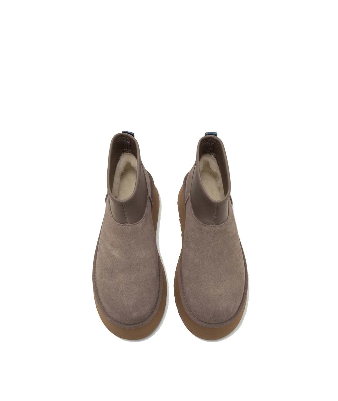 UGG Бежевые синтетические ботильоны, фото 4
