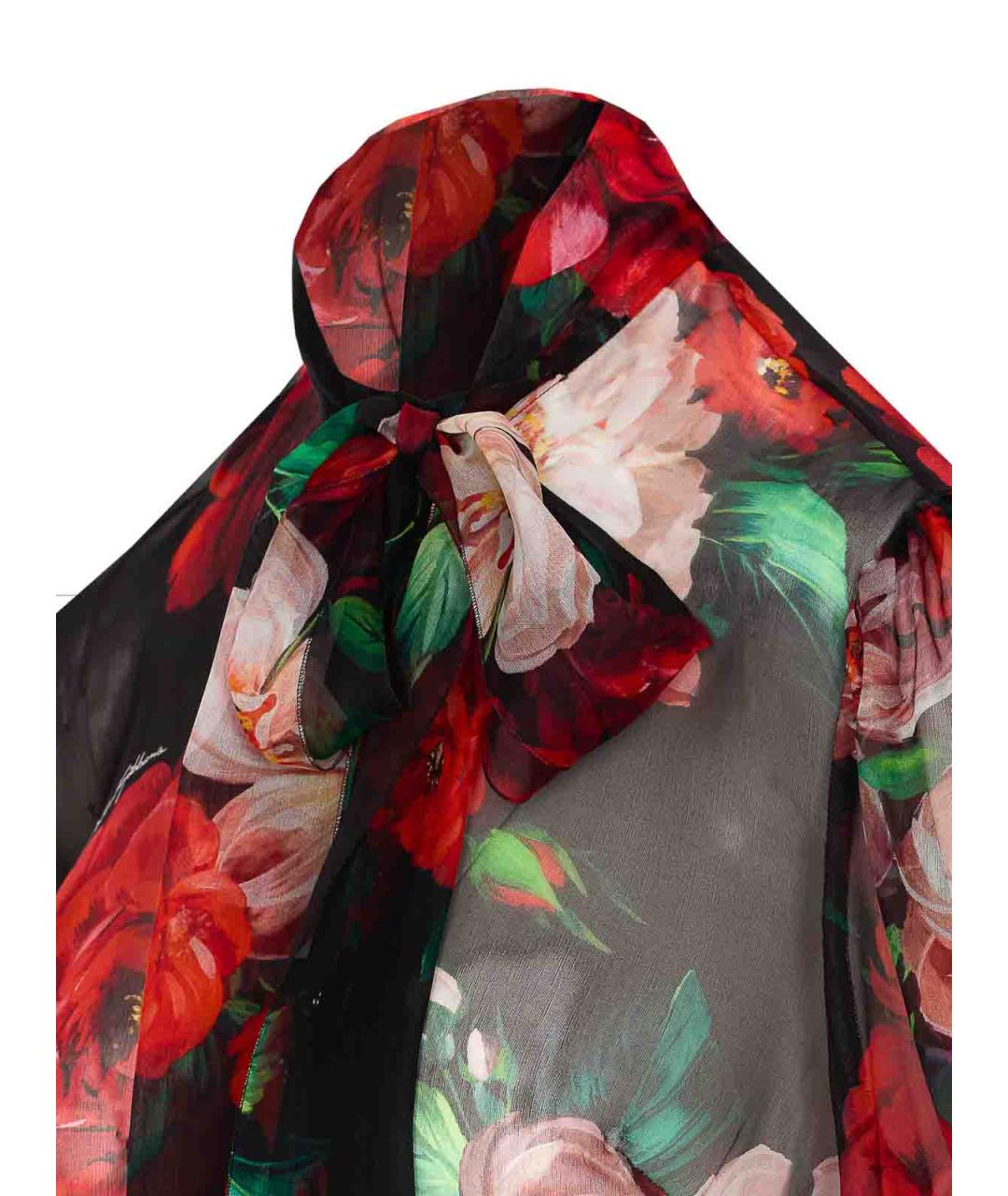 DOLCE&GABBANA Мульти шелковая блузы, фото 3