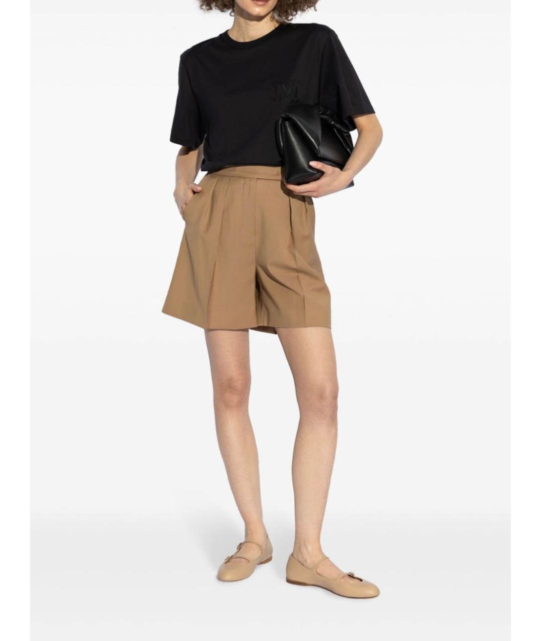 MAX MARA Черная футболка, фото 2