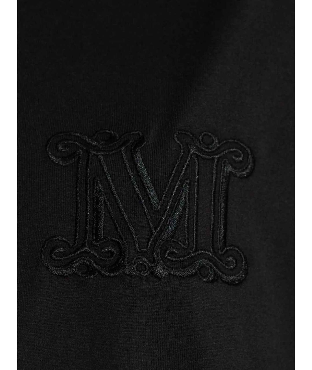 MAX MARA Черная футболка, фото 3