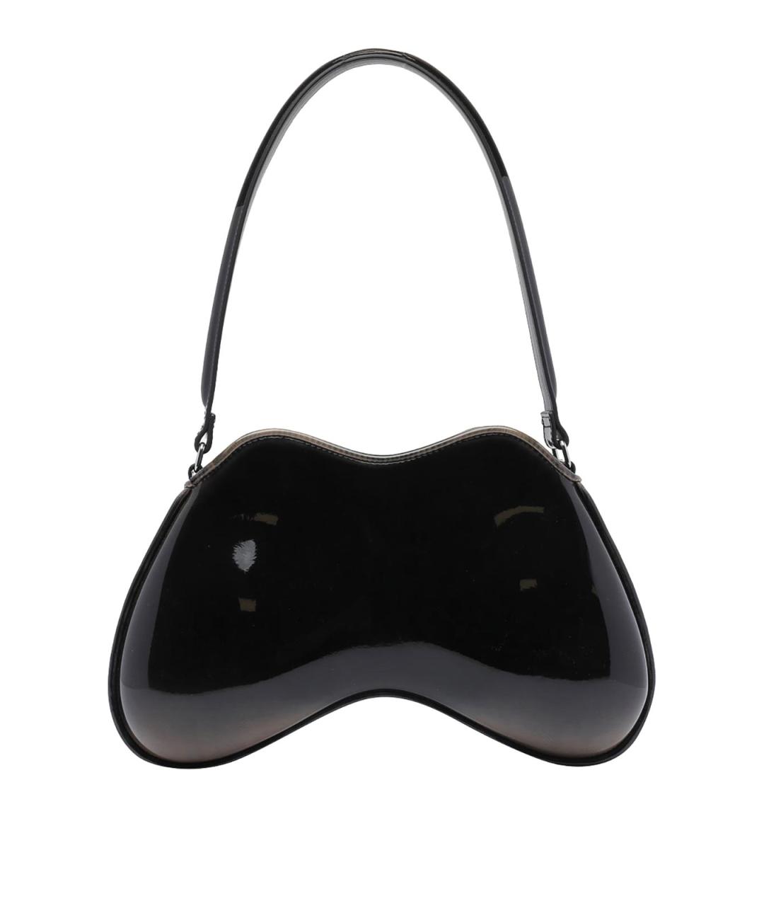 DIESEL Черная сумка через плечо из искусственной кожи, фото 3
