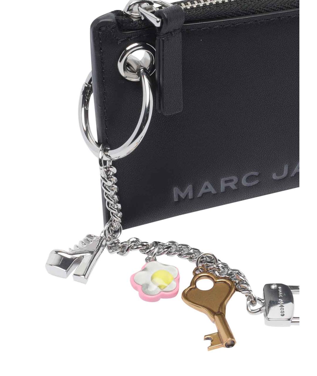 MARC JACOBS Черный кожаный кошелек, фото 3