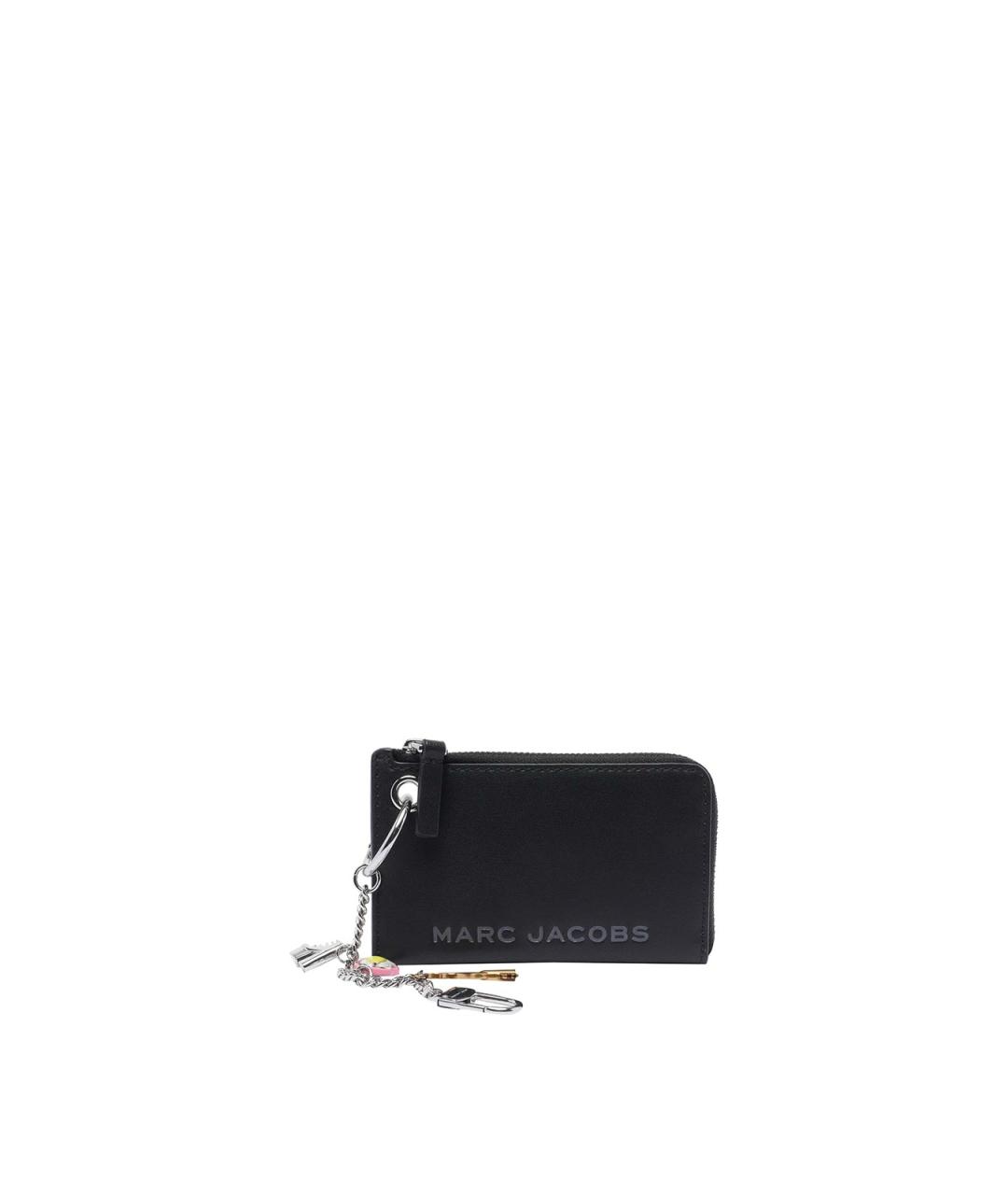 MARC JACOBS Черный кожаный кошелек, фото 1