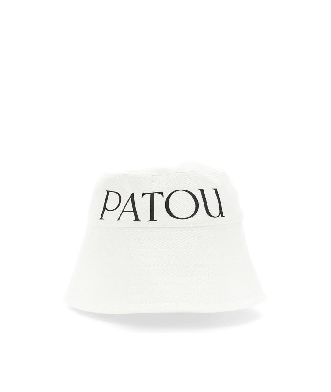PATOU Белая хлопковая кепка, фото 1