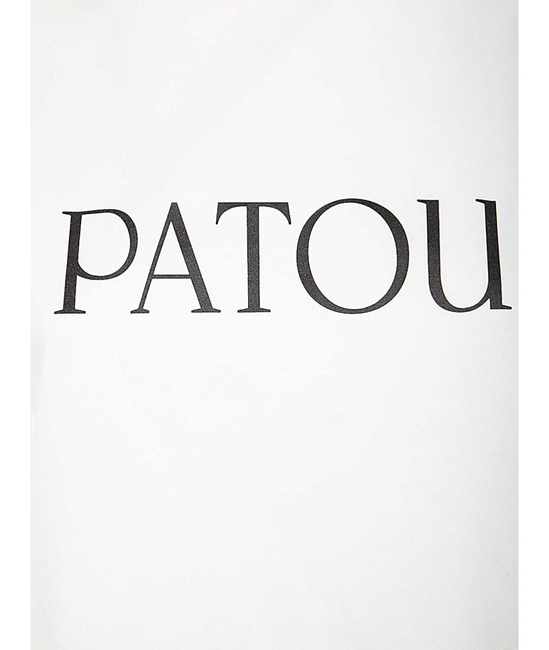 PATOU Белая хлопковая футболка, фото 3