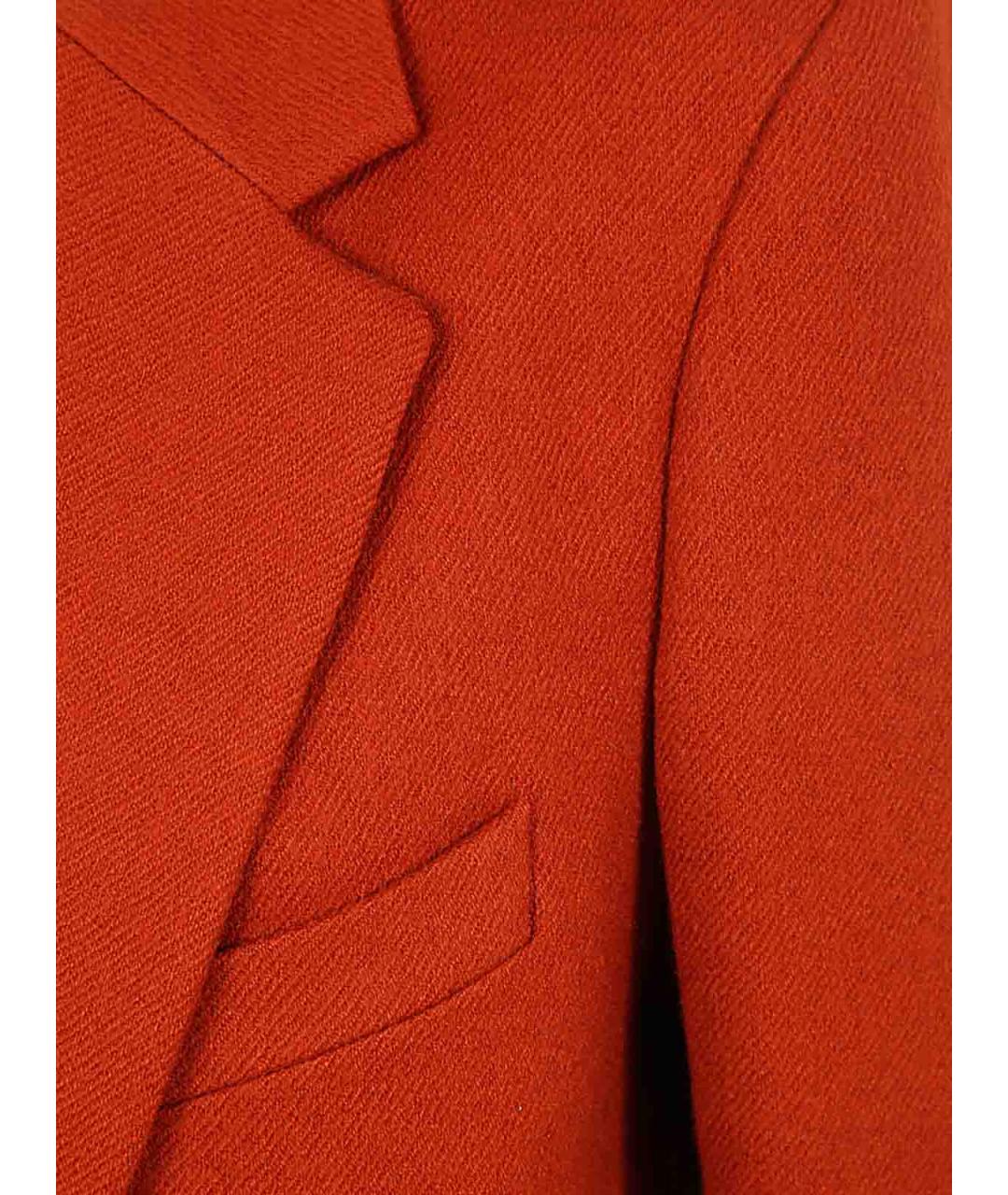 DRIES VAN NOTEN Красный шерстяной жакет/пиджак, фото 3