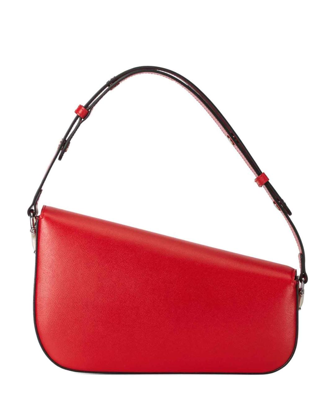 GUCCI Красная кожаная сумка через плечо, фото 3