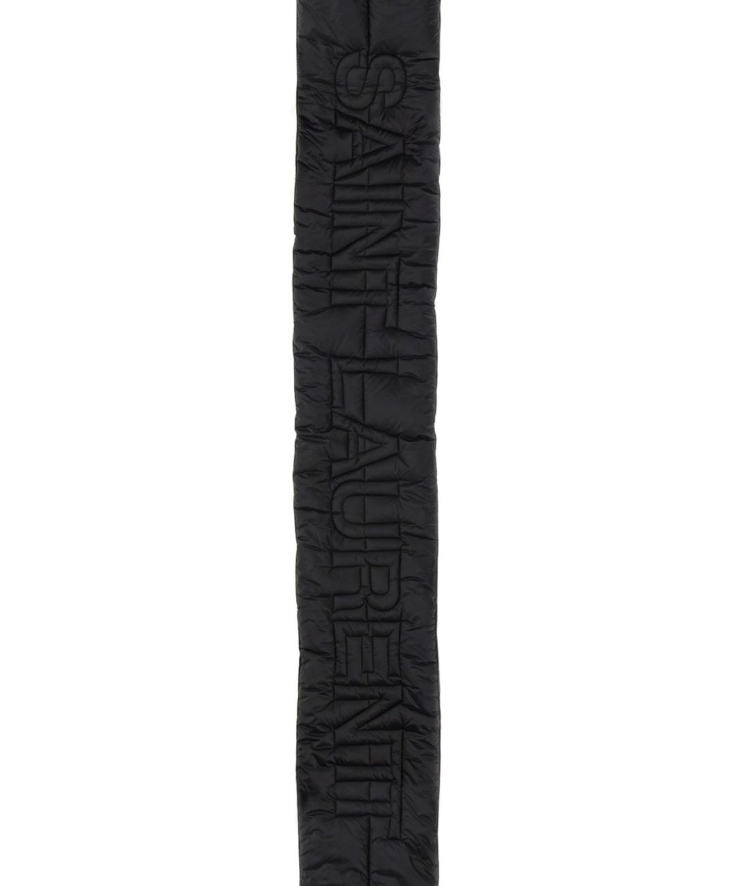 SAINT LAURENT Черный шарф, фото 2