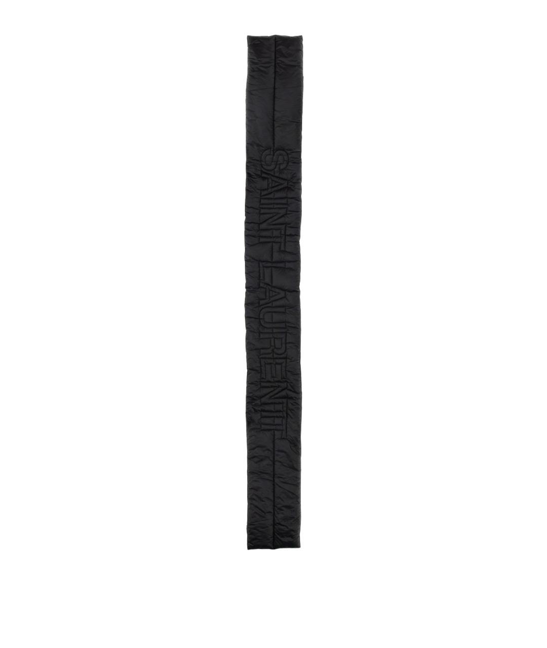 SAINT LAURENT Черный шарф, фото 1