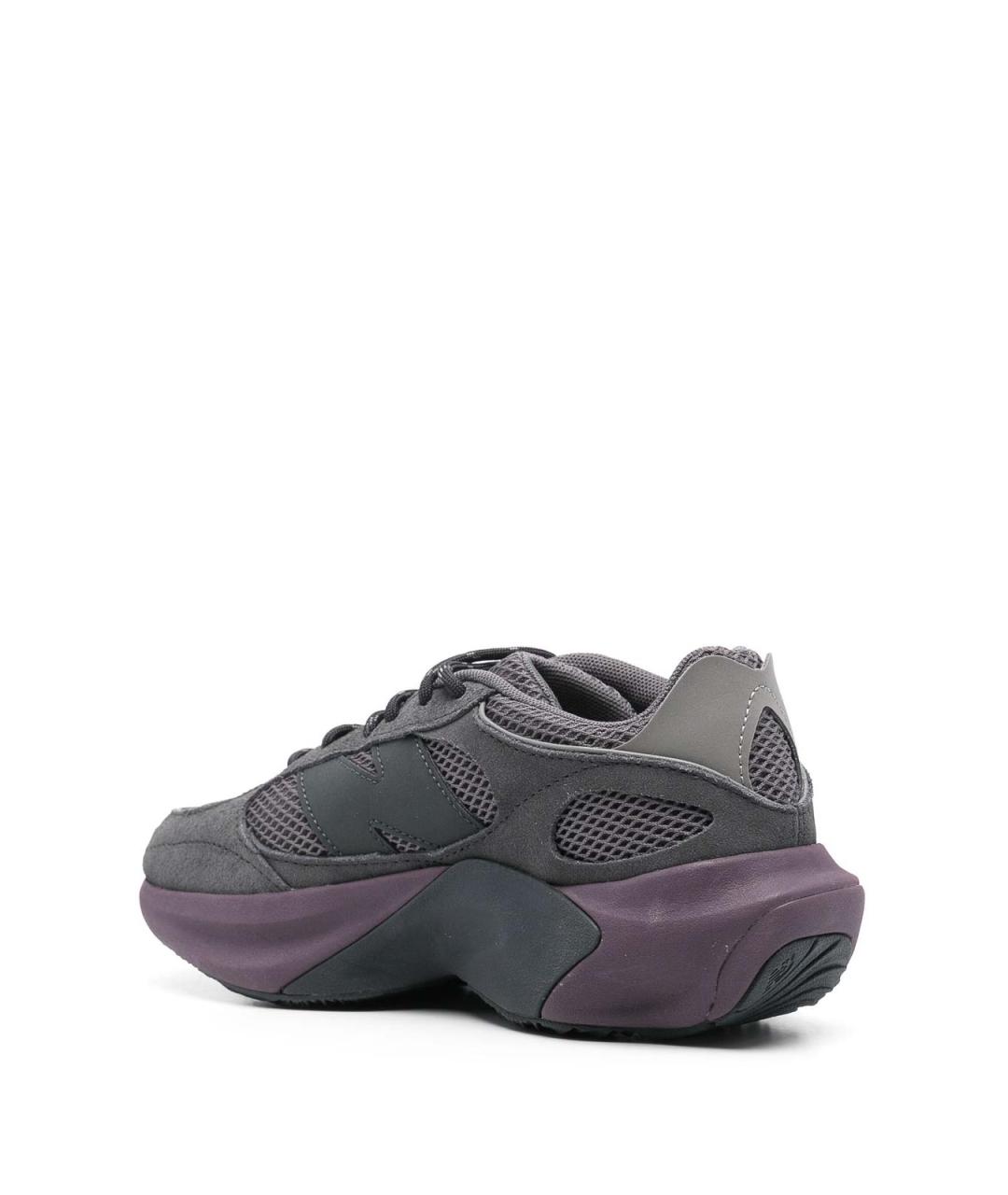 NEW BALANCE Серые кожаные низкие кроссовки / кеды, фото 4