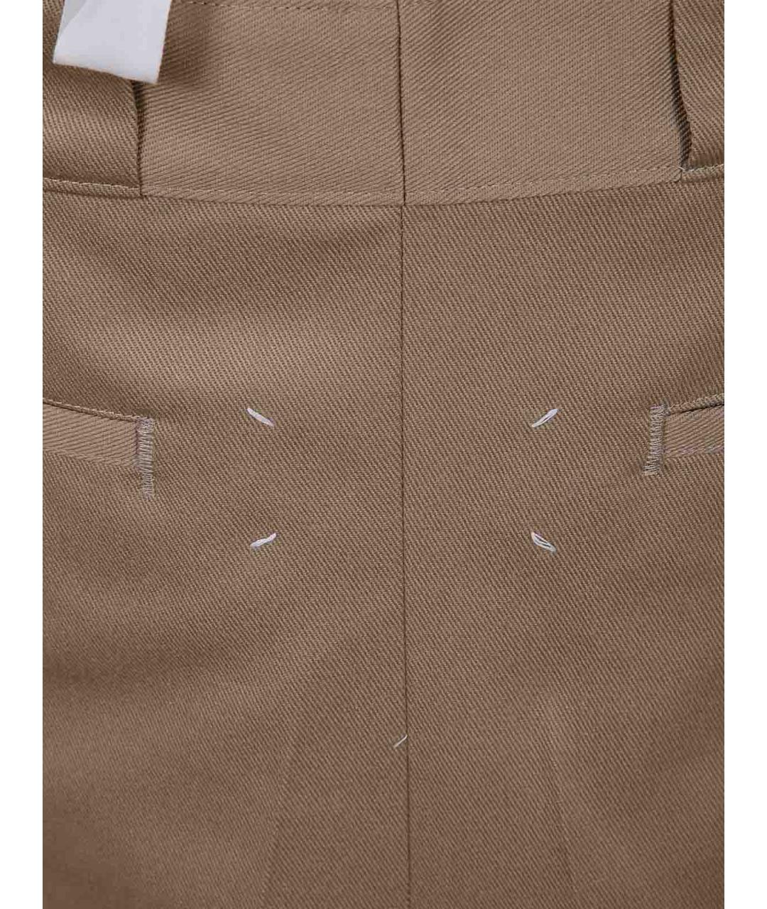 MAISON MARGIELA Коричневая полиэстеровая юбка макси, фото 3