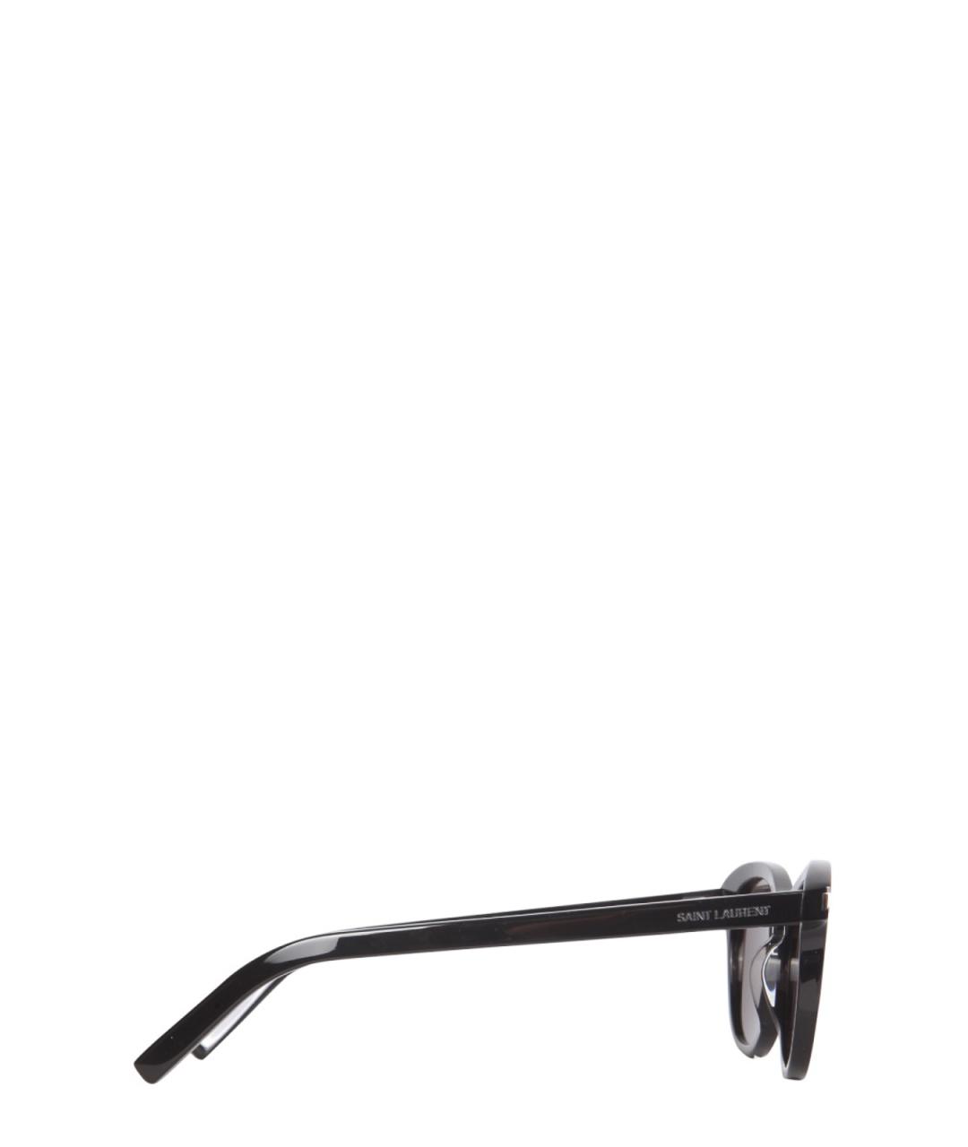SAINT LAURENT Черные пластиковые солнцезащитные очки, фото 3