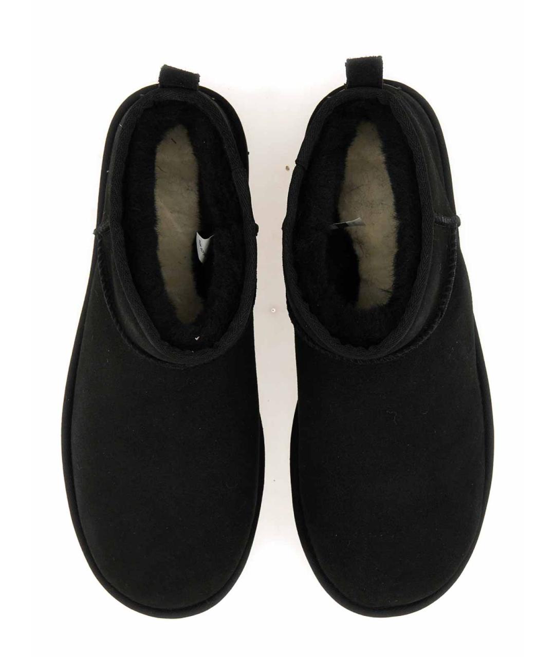 UGG Черные кожаные низкие ботинки, фото 6