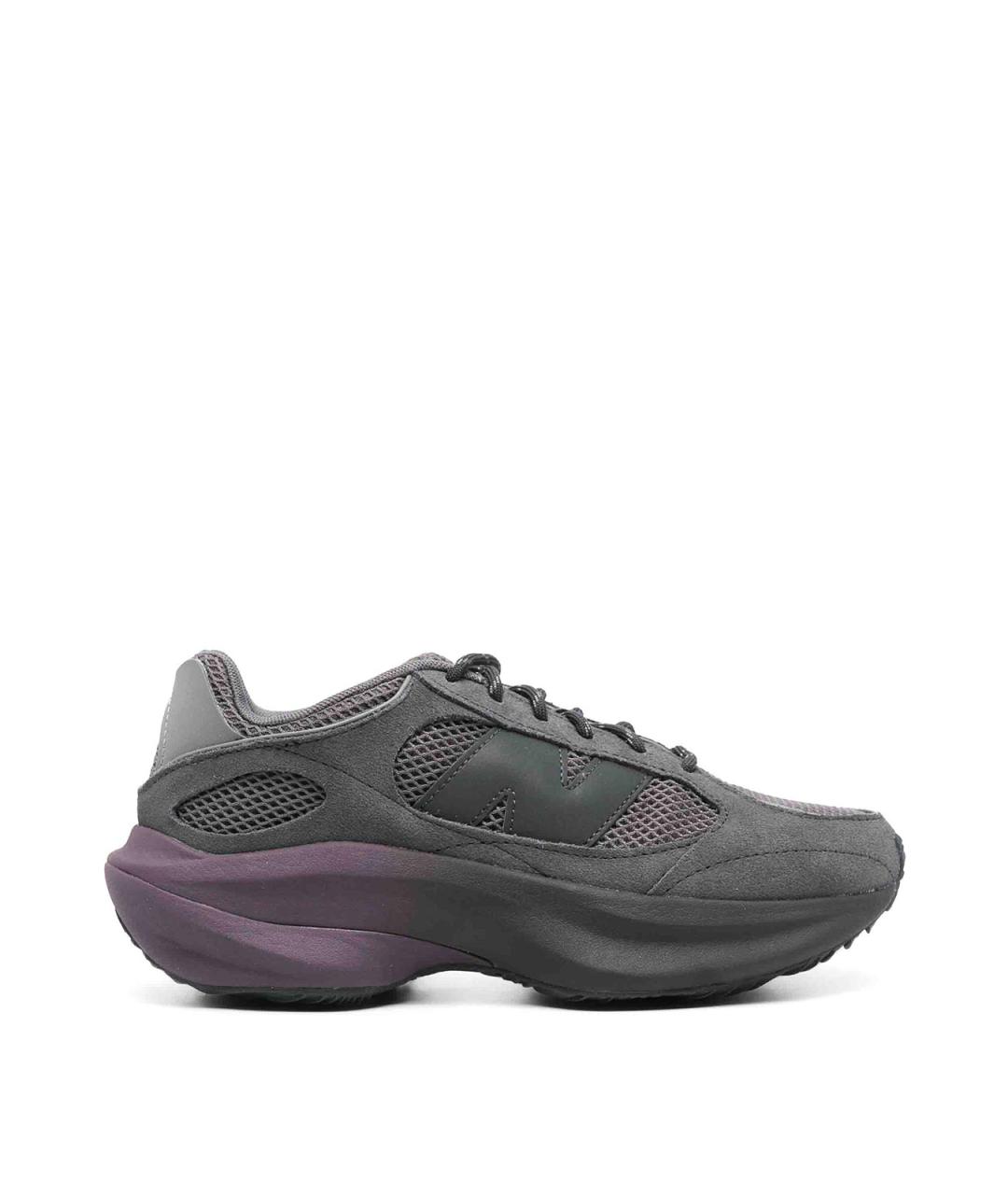 NEW BALANCE Серые кожаные кроссовки, фото 1