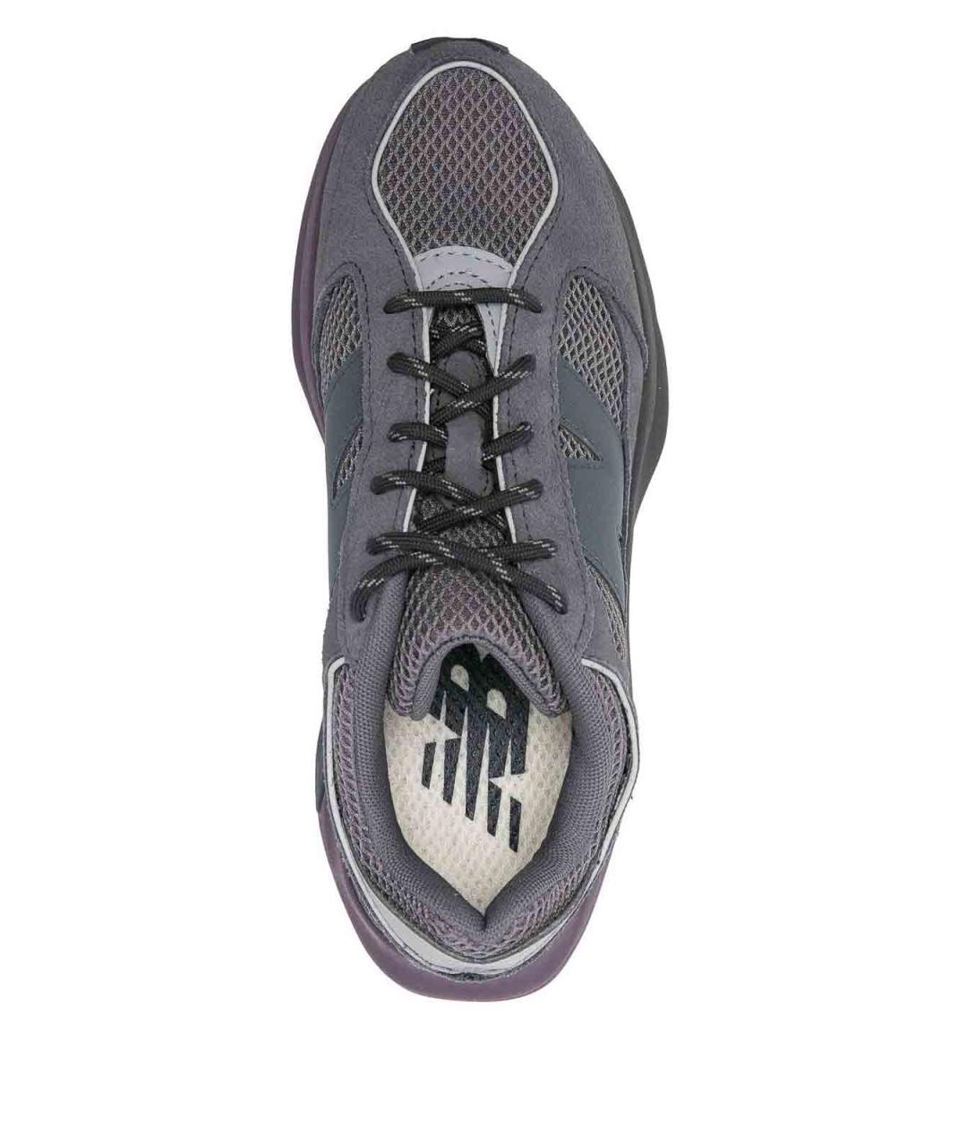 NEW BALANCE Серые кожаные кроссовки, фото 2