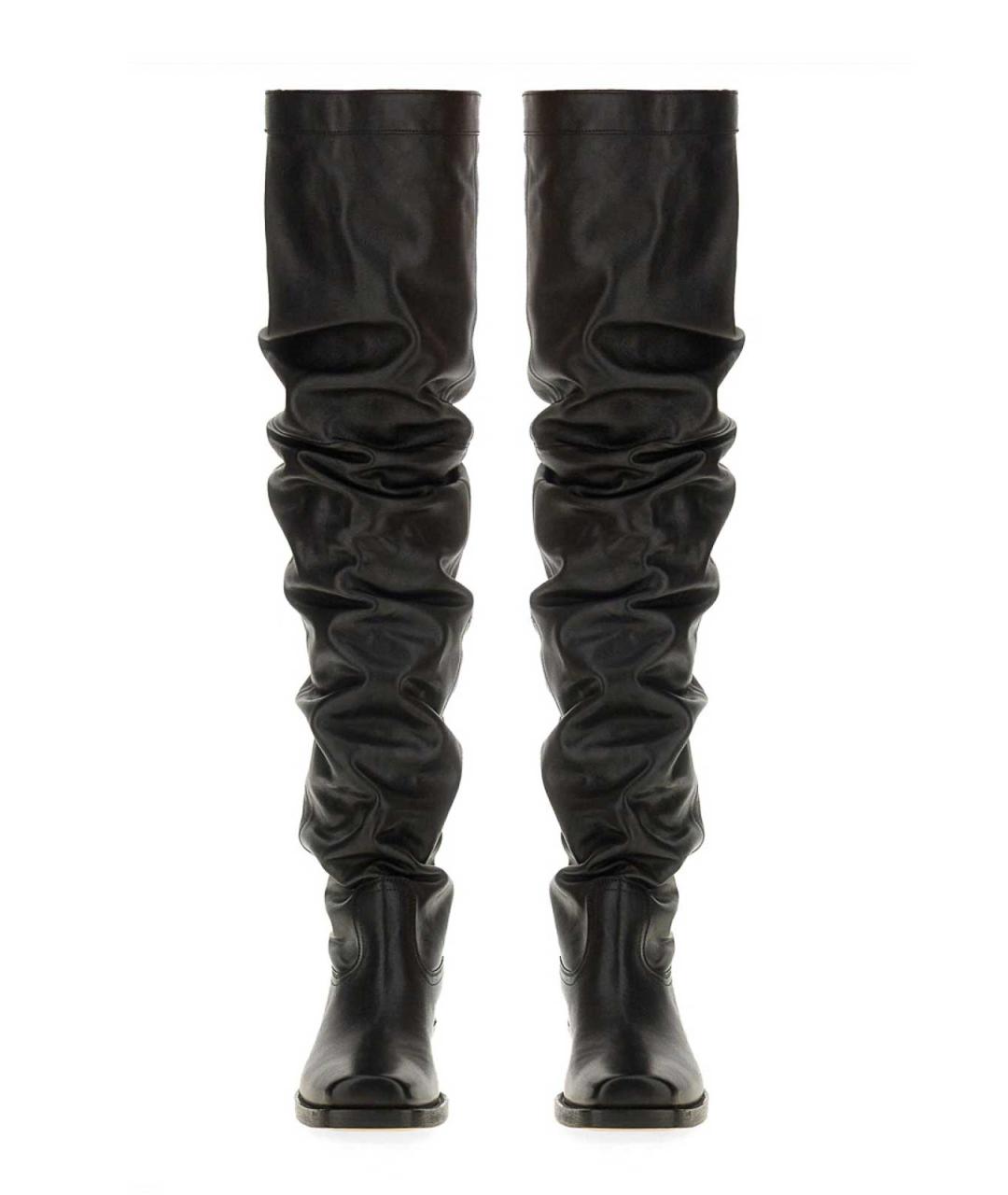 ISABEL MARANT Черные кожаные сапоги, фото 5