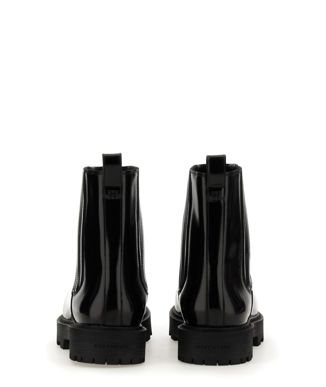 GIVENCHY Черные кожаные высокие ботинки, фото 4