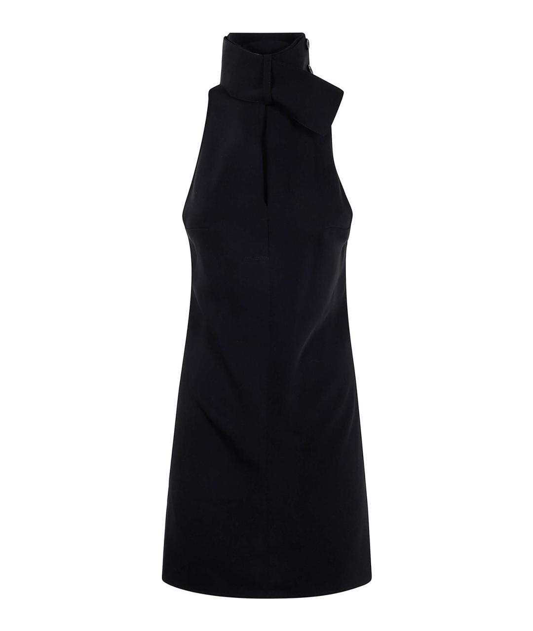 COURREGES Черное полиэстеровое повседневное платье, фото 1