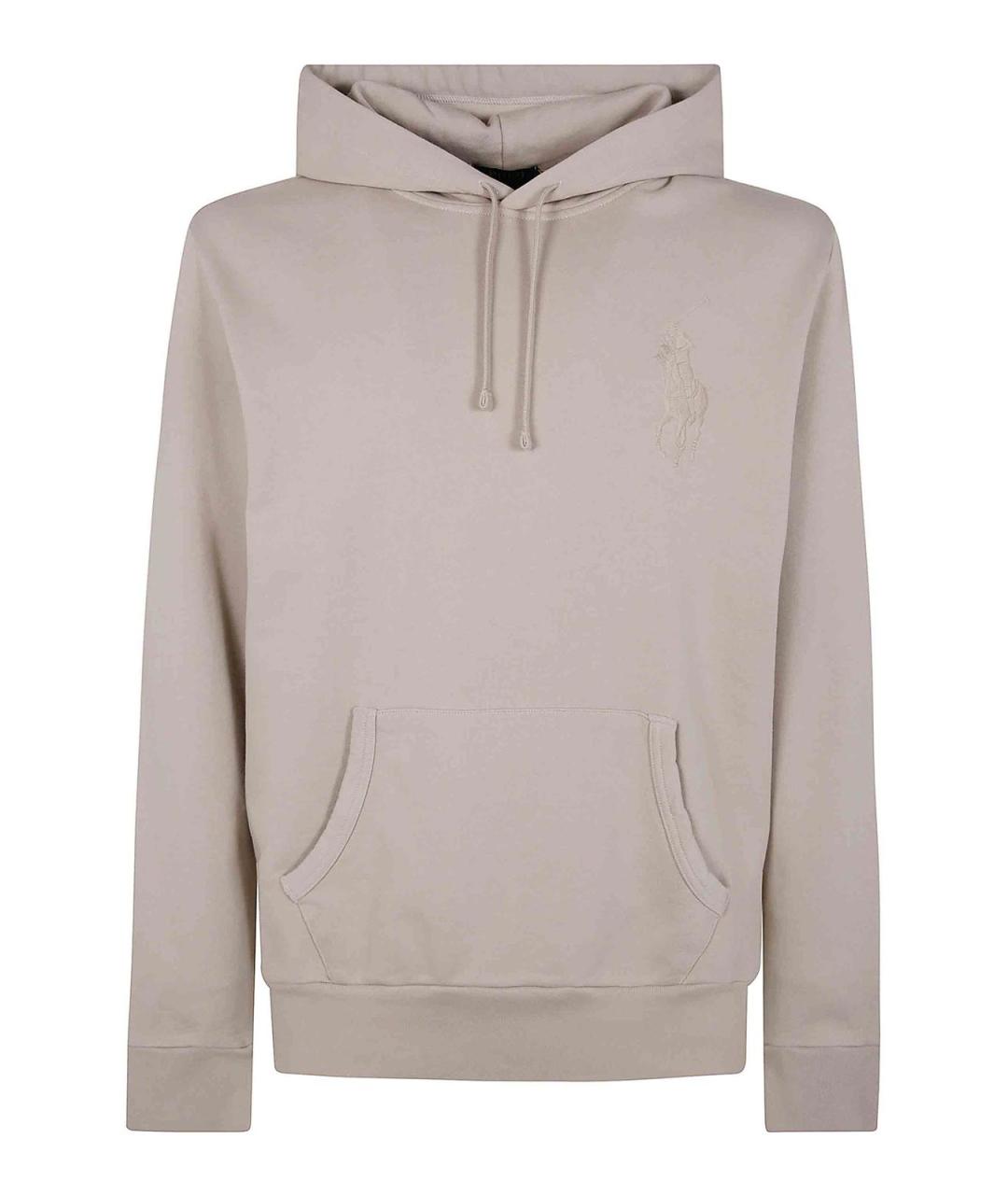 POLO RALPH LAUREN Серый хлопковый джемпер / свитер, фото 1