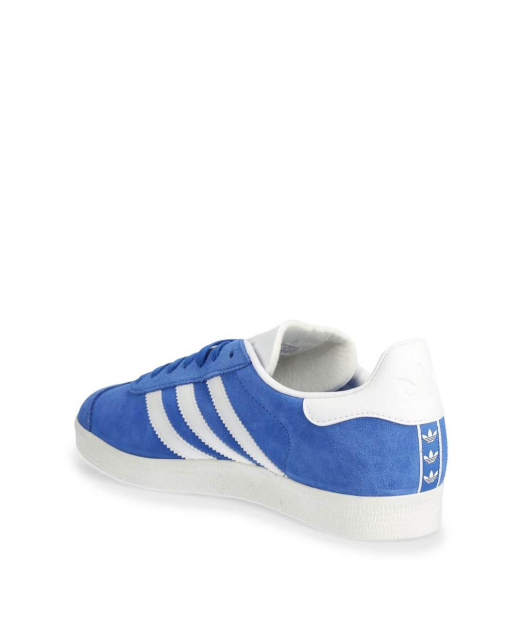 ADIDAS Синие замшевые кроссовки, фото 3