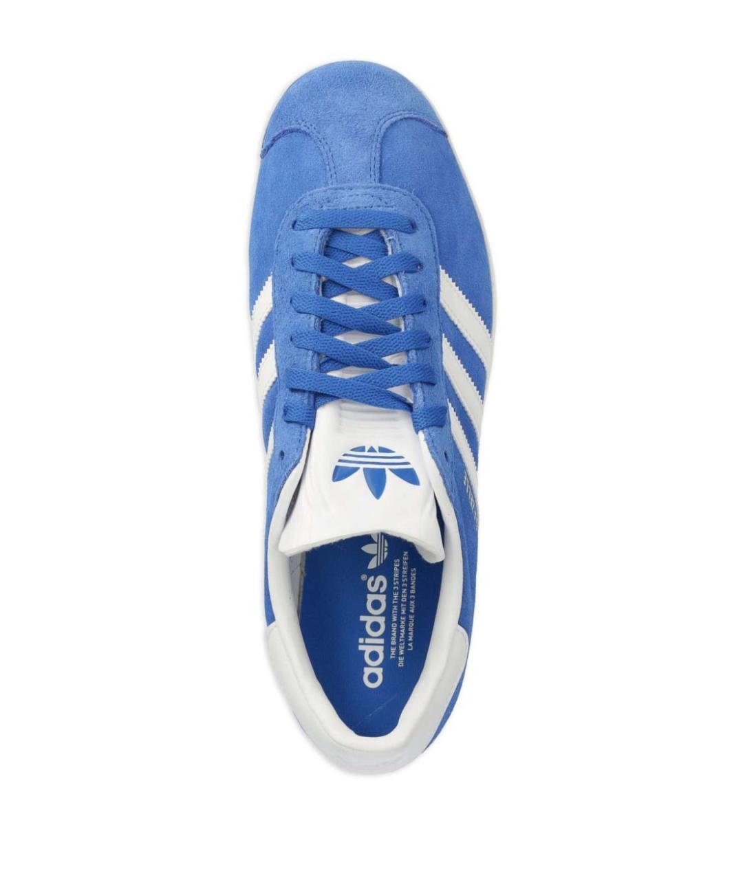 ADIDAS Синие замшевые кроссовки, фото 5