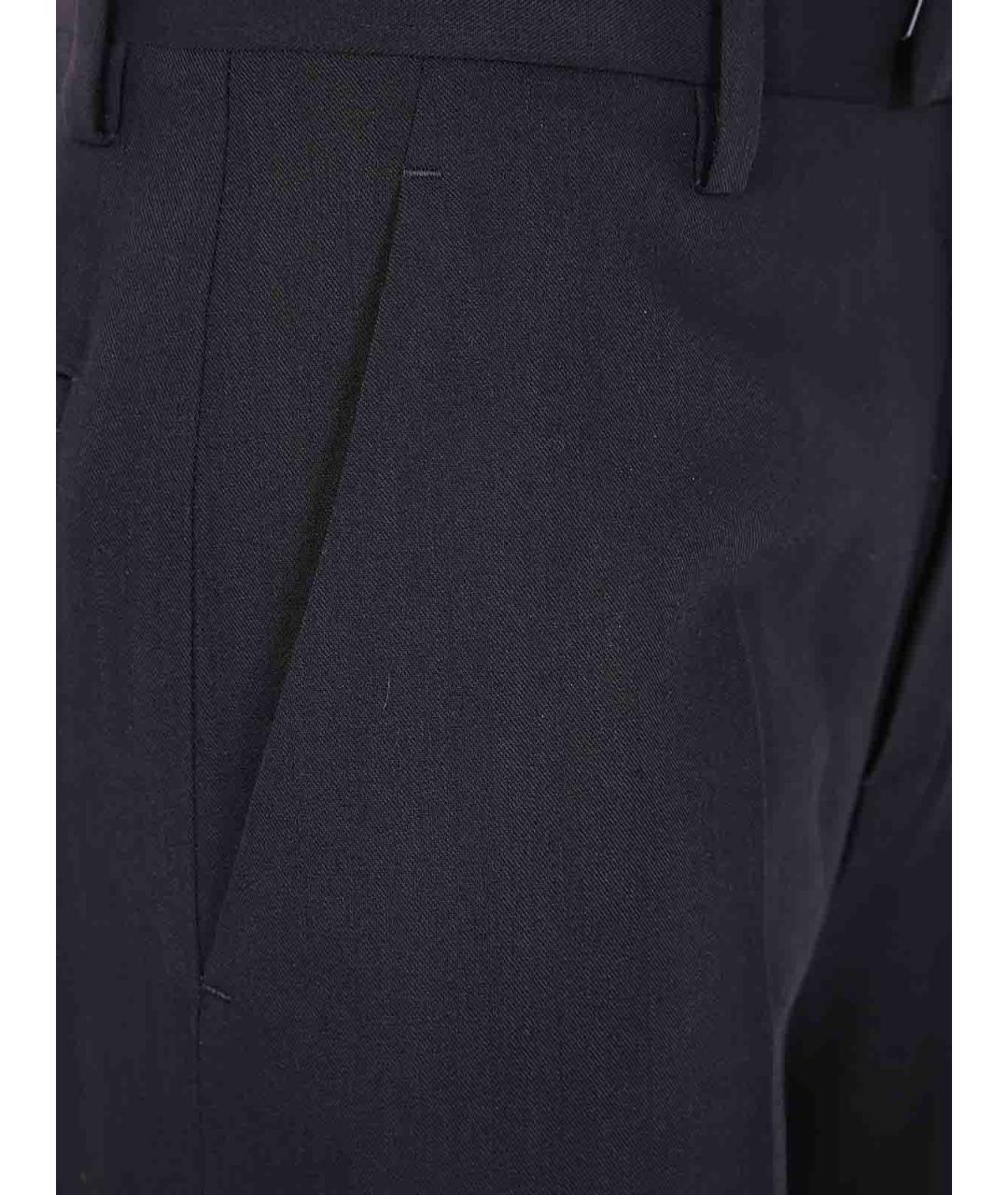 ANN DEMEULEMEESTER Черные вискозные брюки широкие, фото 3