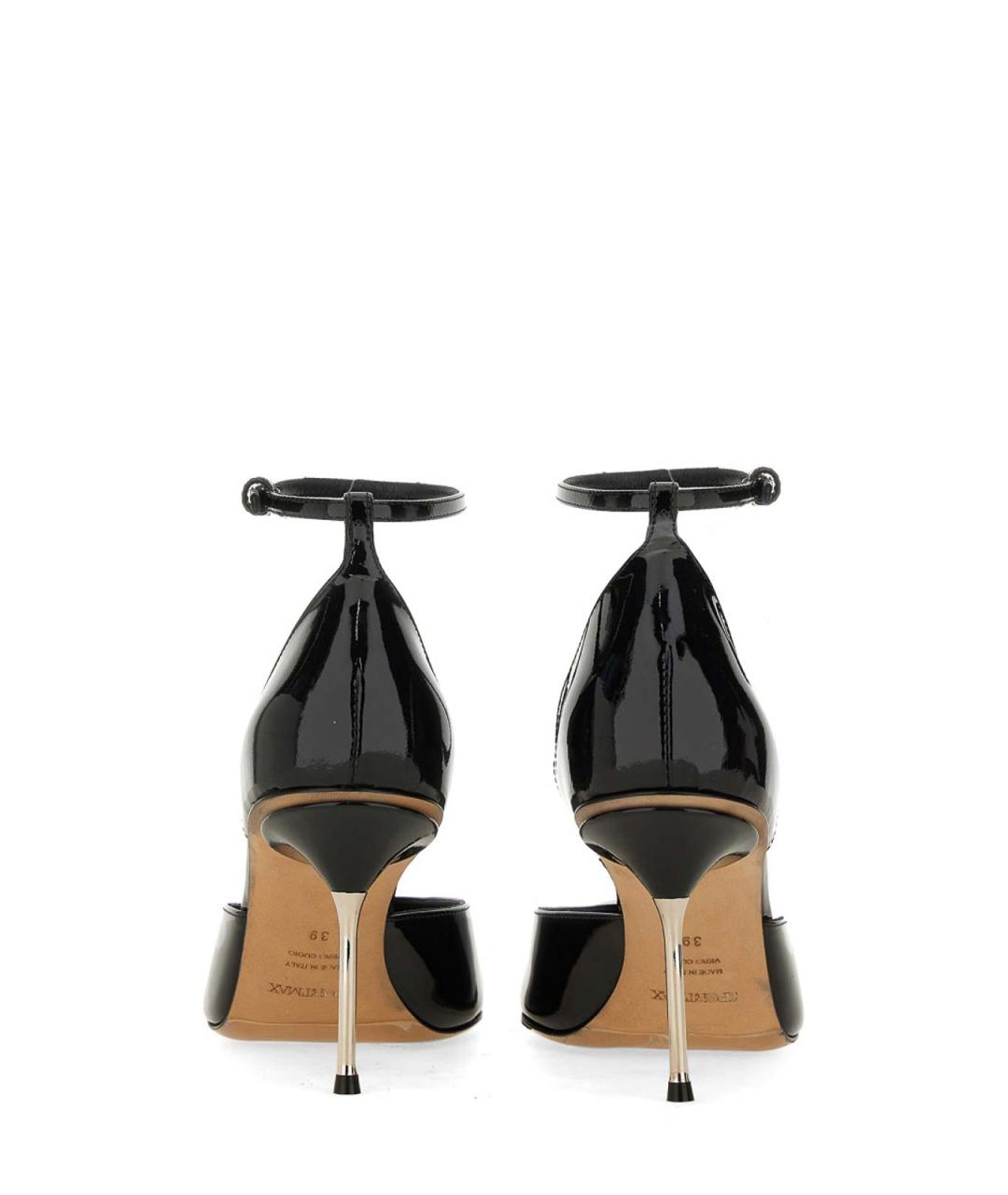 SPORTMAX Черные кожаные туфли, фото 3