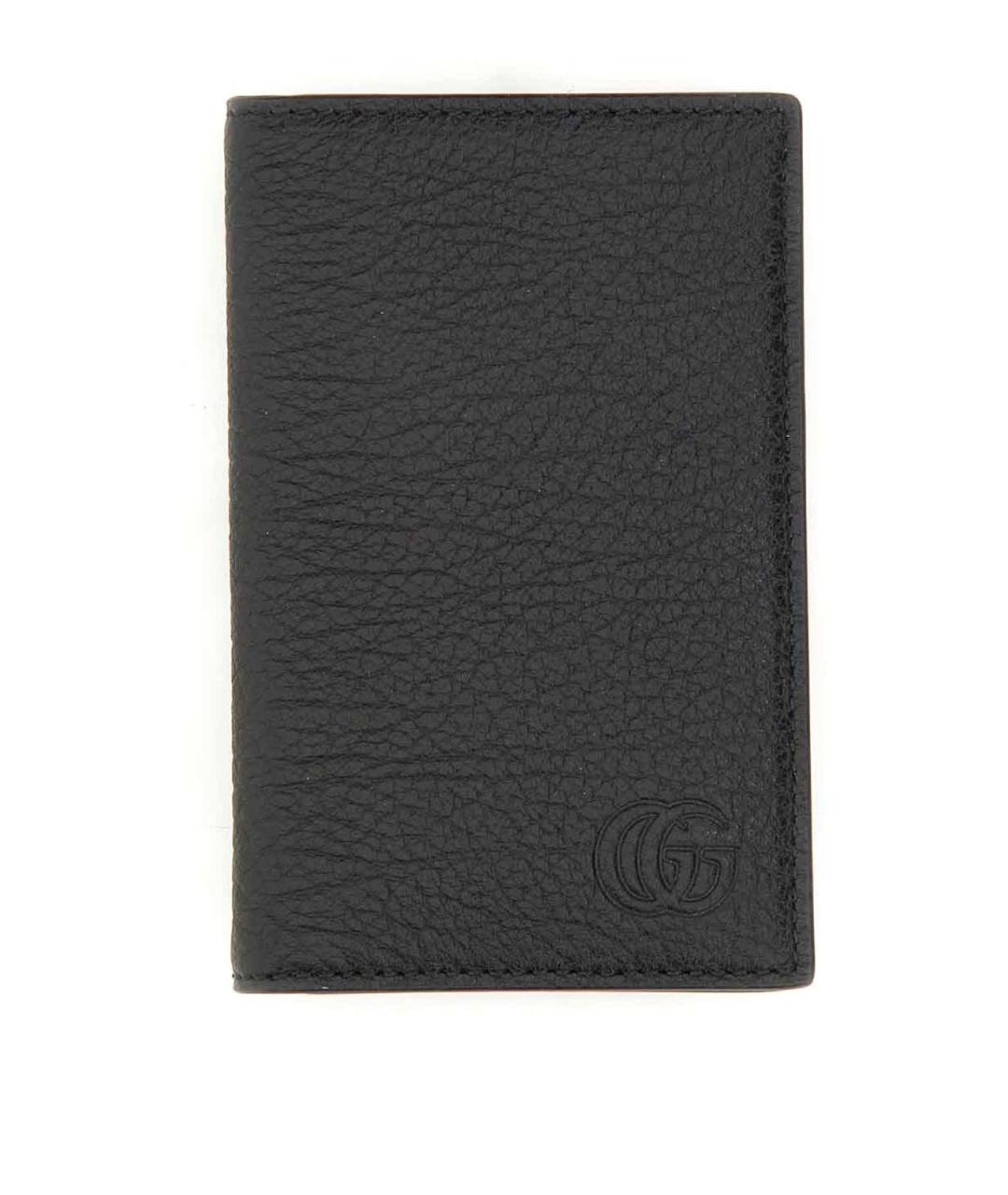GUCCI Черный кожаный кошелек, фото 1