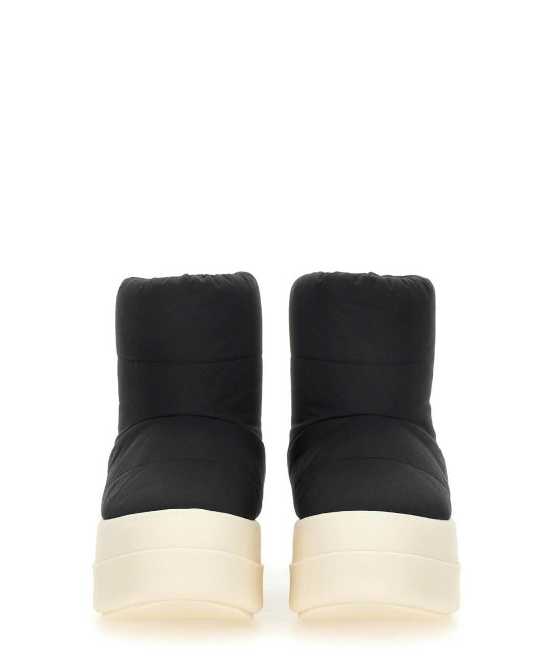 RICK OWENS Черные текстильные ботинки, фото 4