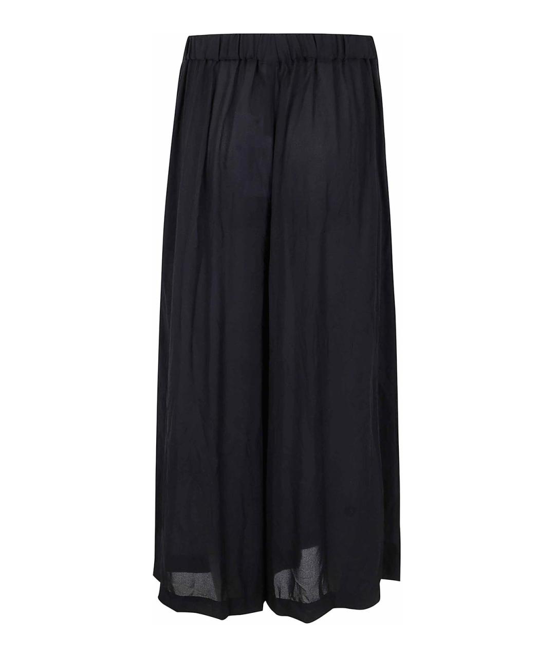 COMME DES GARÇONS Черные полиэстеровые брюки широкие, фото 2