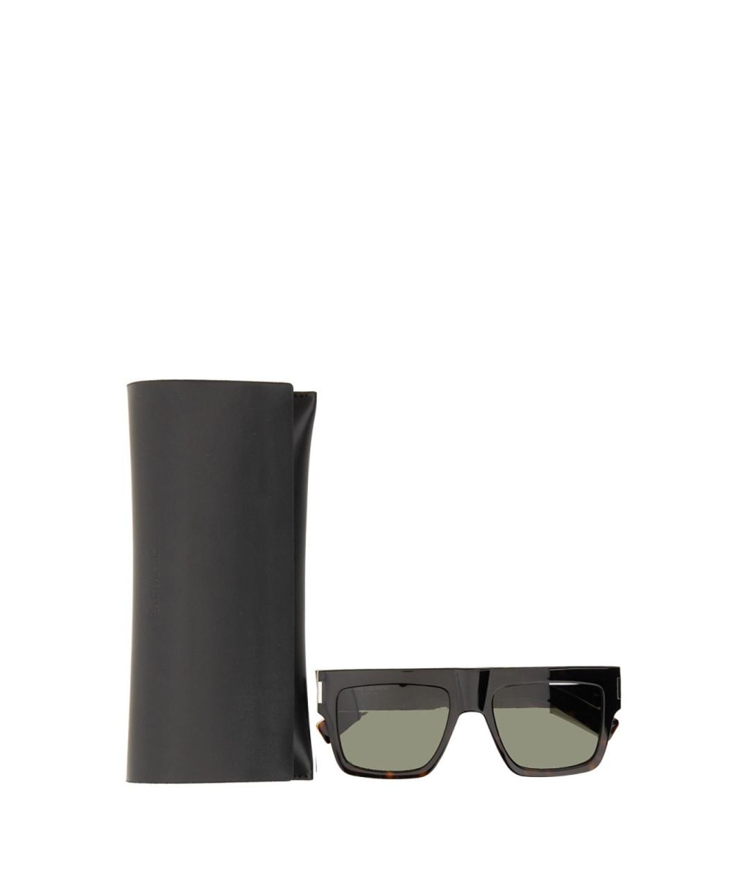 SAINT LAURENT Мульти пластиковые солнцезащитные очки, фото 4