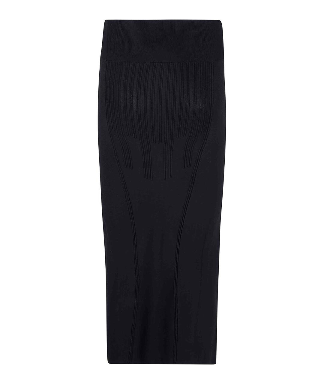 MUGLER Черное полиэстеровое повседневное платье, фото 2
