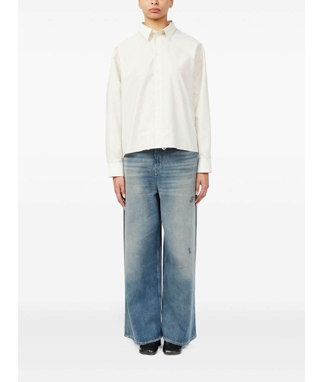 MM6 MAISON MARGIELA Белая хлопковая рубашка, фото 7