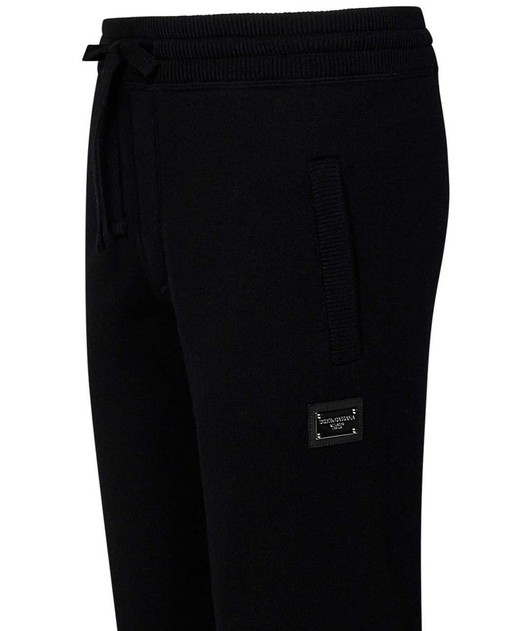 DOLCE&GABBANA Черный кашемировый спортивный костюм, фото 3