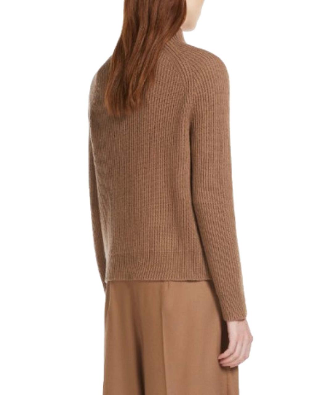'S MAX MARA Бежевый кашемировый джемпер / свитер, фото 3