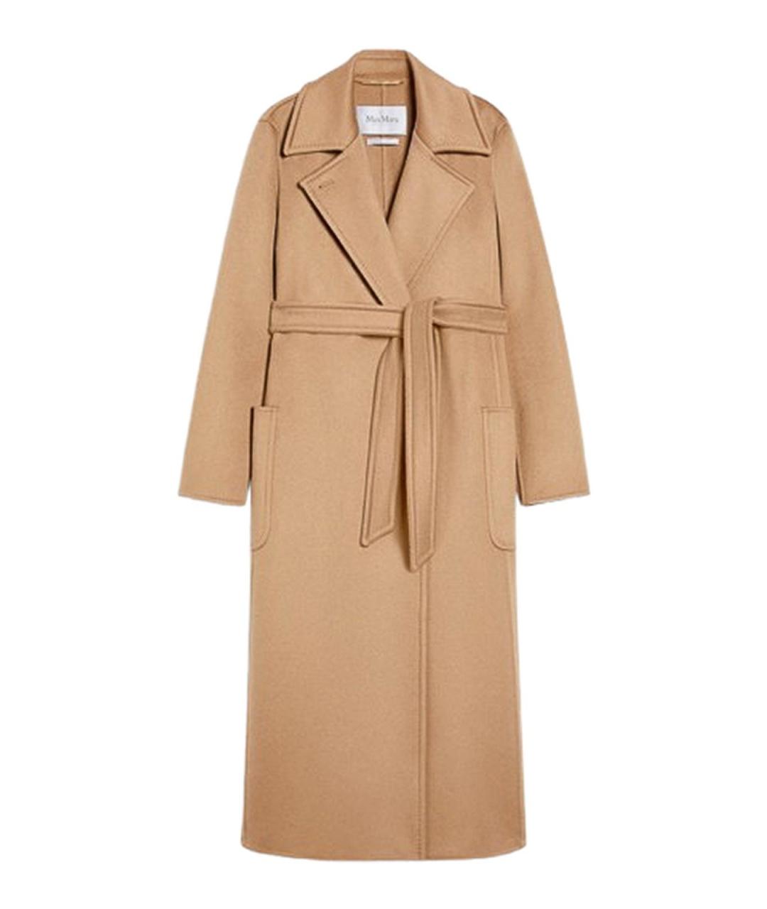 MAX MARA Бежевое кашемировое пальто, фото 1