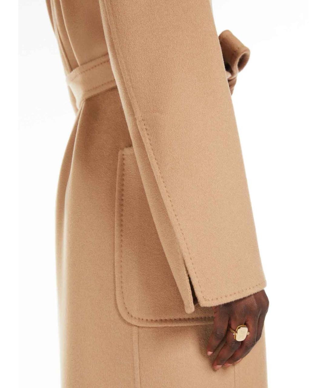 MAX MARA Бежевое кашемировое пальто, фото 5
